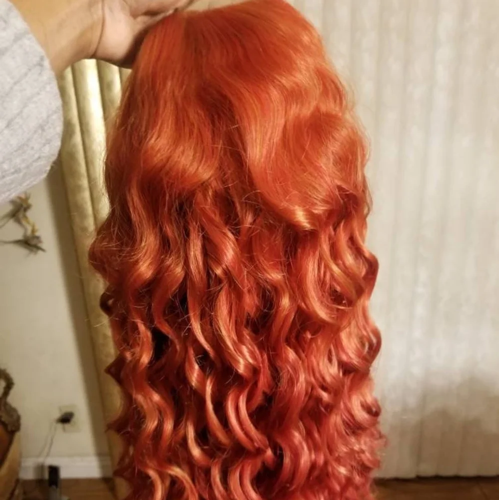 Copper Red Beauty Lace Front Wig